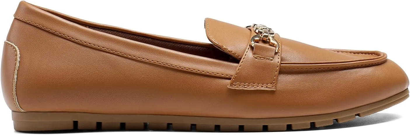 DREAM PAIRS Loafers for Women Casual Comfortable Slip On Flat Shoes Lightweight Leisure Work Shoes Comfort Walking Shoes