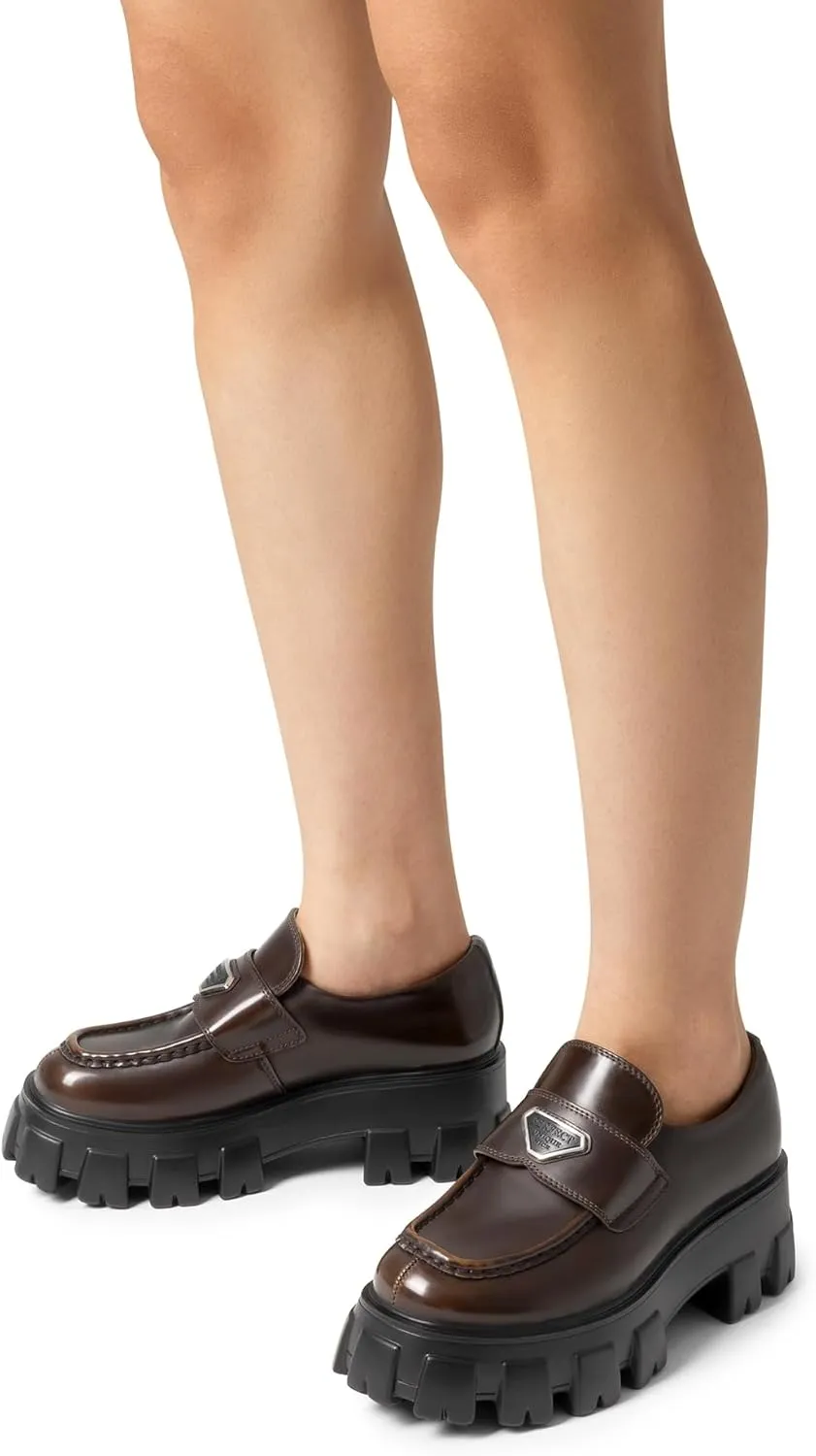 DREAM PAIRS Women's Chunky Loafers Platform Comfortable Slip-On Dressy Business Casual Fashion Outfit Loafer Shoes