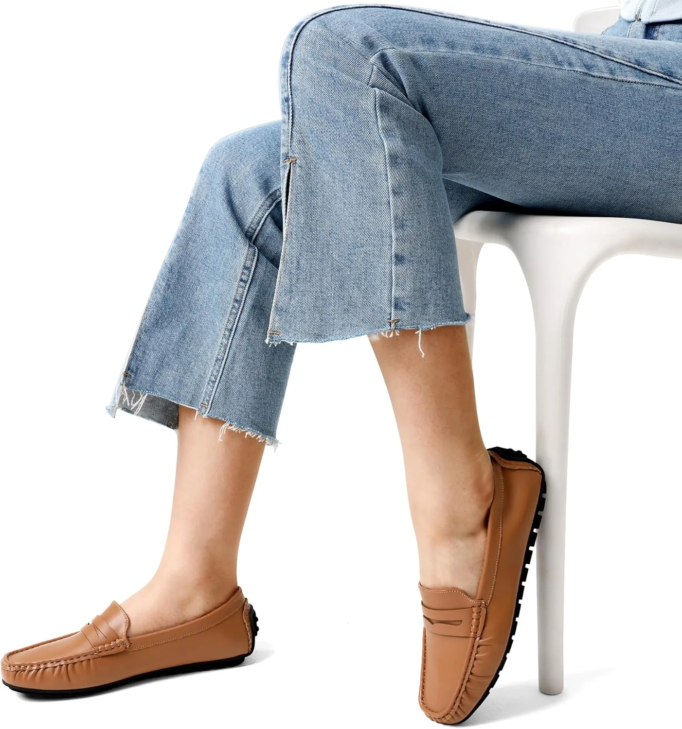DREAM PAIRS Women's Loafers Penny Loafer Slip on Casual Dressy Comfortable Business Work Office Moccasins Driving Loafer Shoes