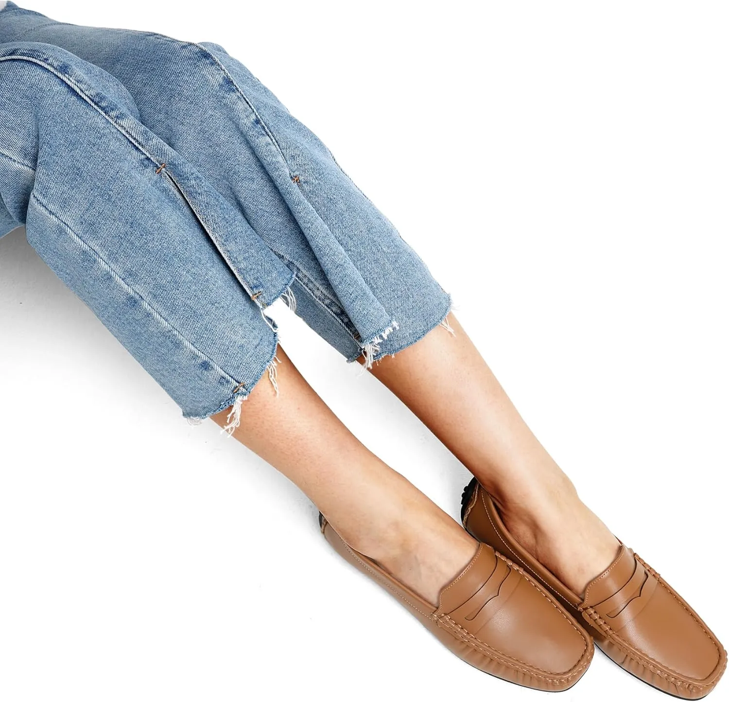 DREAM PAIRS Women's Loafers Penny Loafer Slip on Casual Dressy Comfortable Business Work Office Moccasins Driving Loafer Shoes