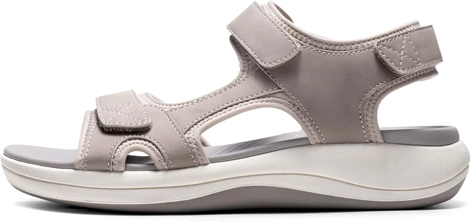 DREAM PAIRS Women's Sandals Open Toe Lightweight Summer Shoes Walking Casual Outdoor