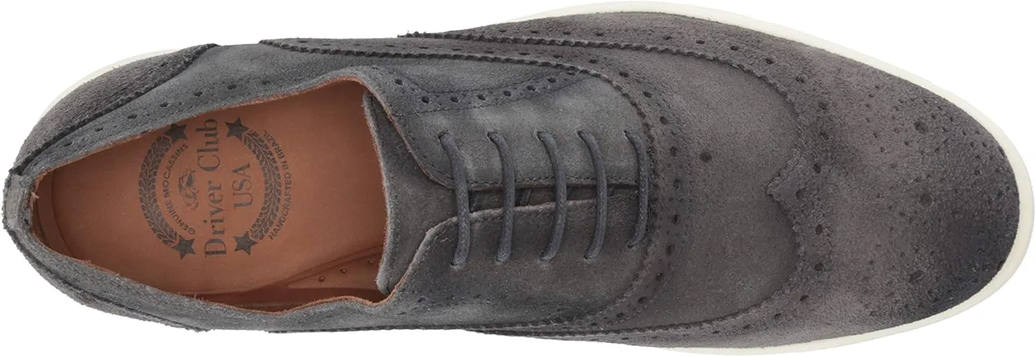 Driver Club USA Men's Leather Eva Lightweight Technology Wingtip Sneaker