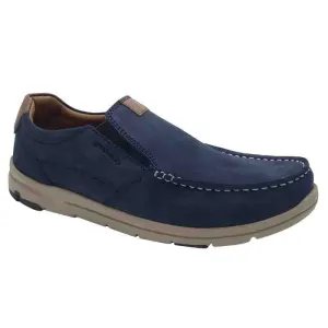 Dubarry Mens Navy Leather Slip On Shoe - Boston