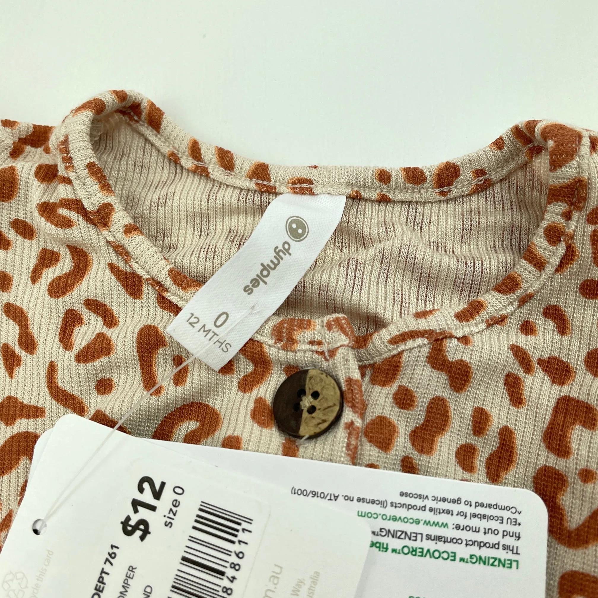 Dymples lightweight stretchy summer romper, size 0, BNWT