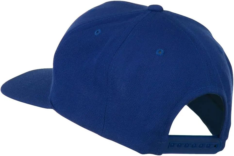 e4Hats.com Large Old English A Embroidered Flat Bill Cap