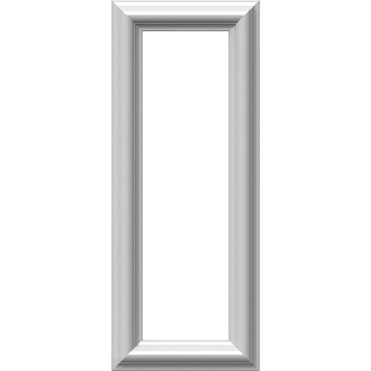 Ekena Millwork PNL08X20AS-01-CASE-2 Ashford Molded Classic Wainscot Wall Panel, 8-in. W x 20-in. H, Factory Primed White, 2 Count