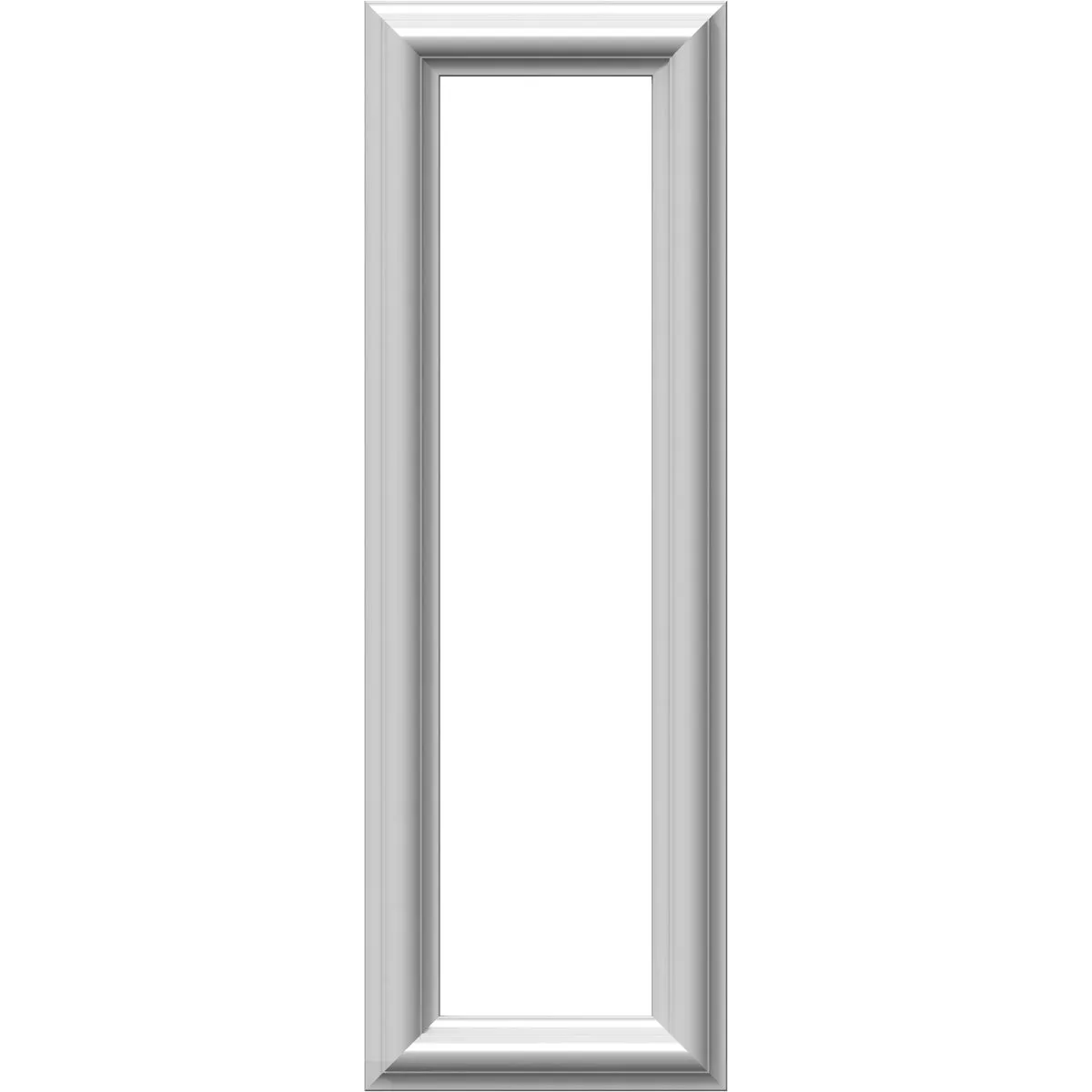Ekena Millwork PNL08X24AS-01-CASE-4 Ashford Molded Classic Wainscot Wall Panel, 8-in. W x 24-in. H, Factory Primed White, 4 Count