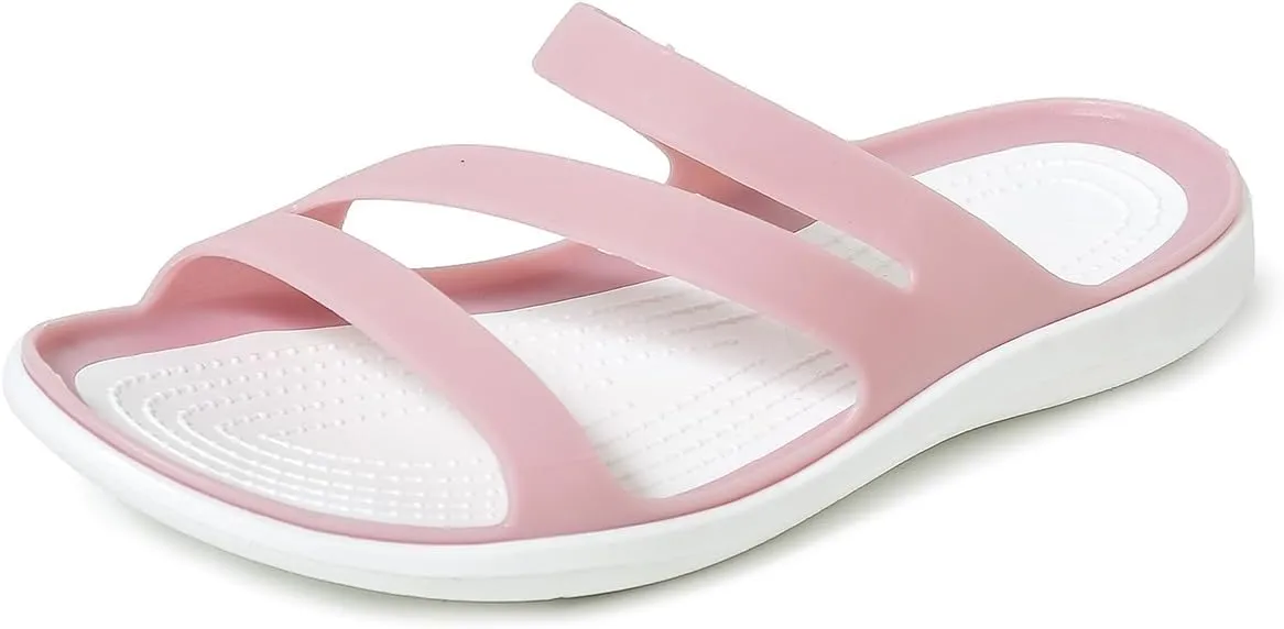 Epsion Women's Summer Flat Sandals Lightweight Sporty Slippers Casual Beach Slides Slip on Outdoor