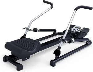 Equipment Home Gym Multi-Function Rowing Machine 6 Level Adjustable Resistance 120Kg Max Weight Exercise Fitness Machine Indoor Household Fo