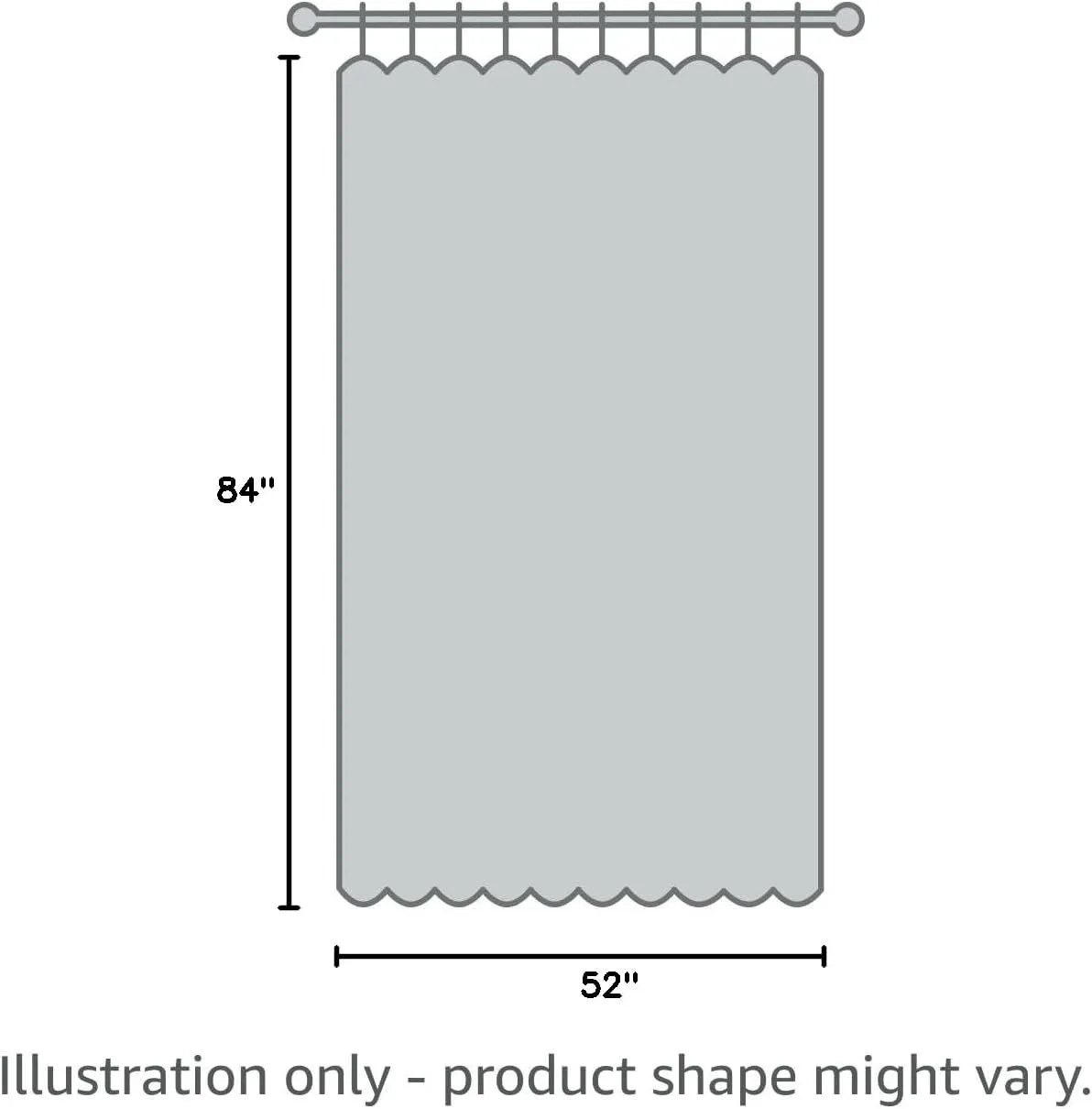 Estelar Textiler Purple and Greyish White Ombre Blackout Curtains 84 Inches Long, Full Room Darkening Grommet Curtains for Bedroom, Thermal Insulated Blackout Drapes for Living Room, 52Wx84L, 2 Panels