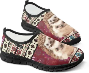 Ethnic Tribe Slip On Shoes for Men,Women Comfortable Leisure Slippers Elastic Black Outsole Walking Sneaker