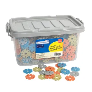 Excellerations Natural Tones Linking Disks - 650 Pieces