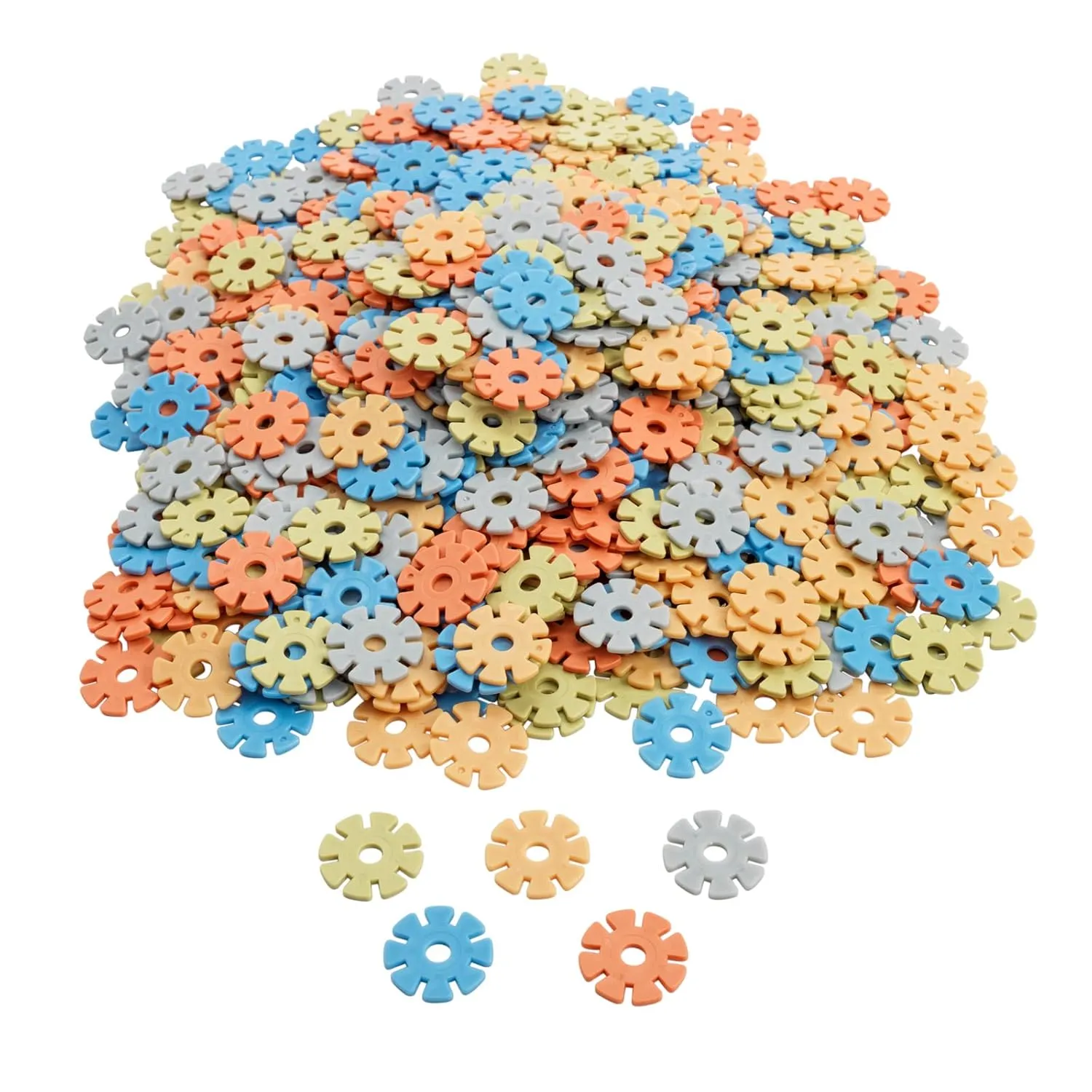 Excellerations Natural Tones Linking Disks - 650 Pieces