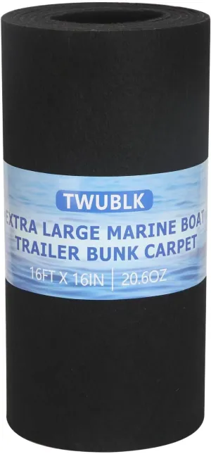 Extra Large Boat Trailer Bunk Carpet - Marine Grade Padding for Boat Trailers Jet Ski Ramps Garages Docks Bunk Board Carpet