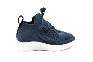 Fessura White Knit Rungang Sock Sneaker