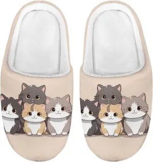 Flashideas Toddler Slippers Indoor Outdoor Anti-Skid Warm Cozy Foam Slide Soft Fuzzy Slippers