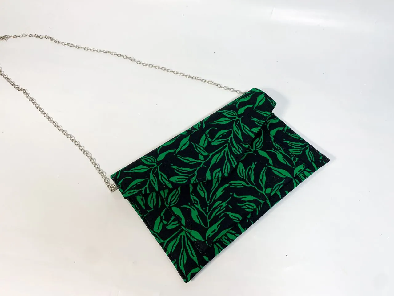 Flat Ankara Cross Body Bag