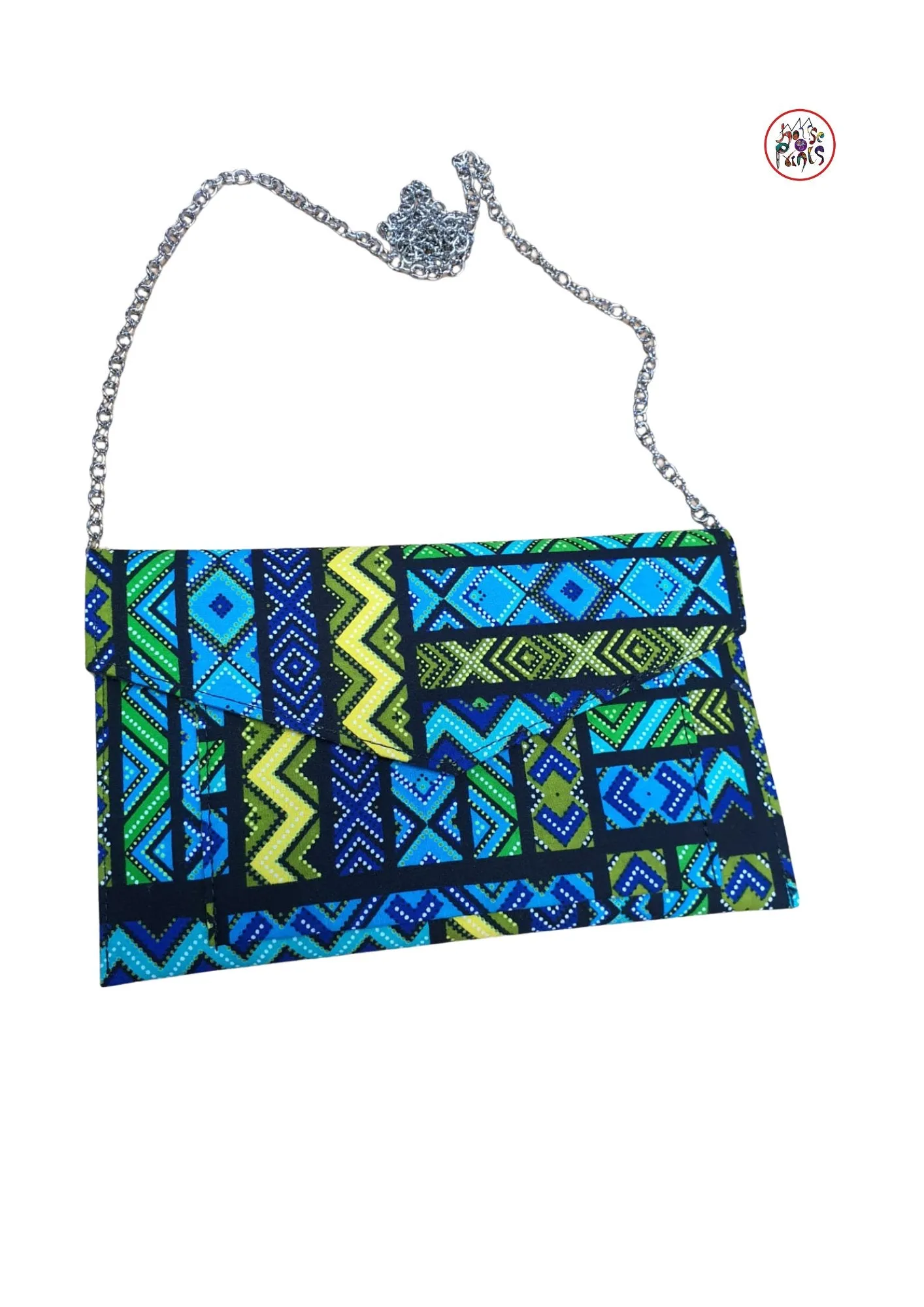 Flat Ankara Cross Body Bag