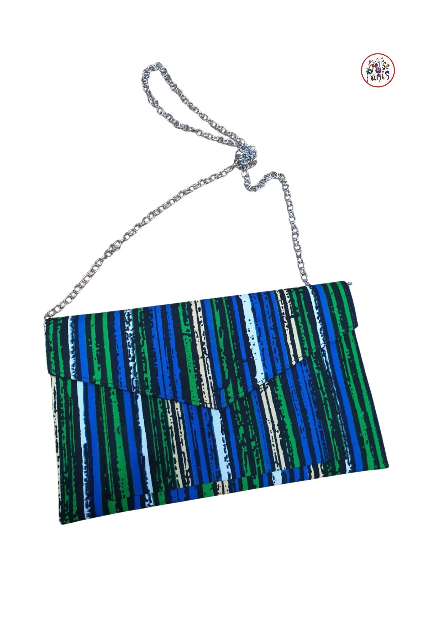 Flat Ankara Cross Body Bag