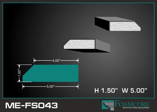 Flat Stock Window Trim | FS043