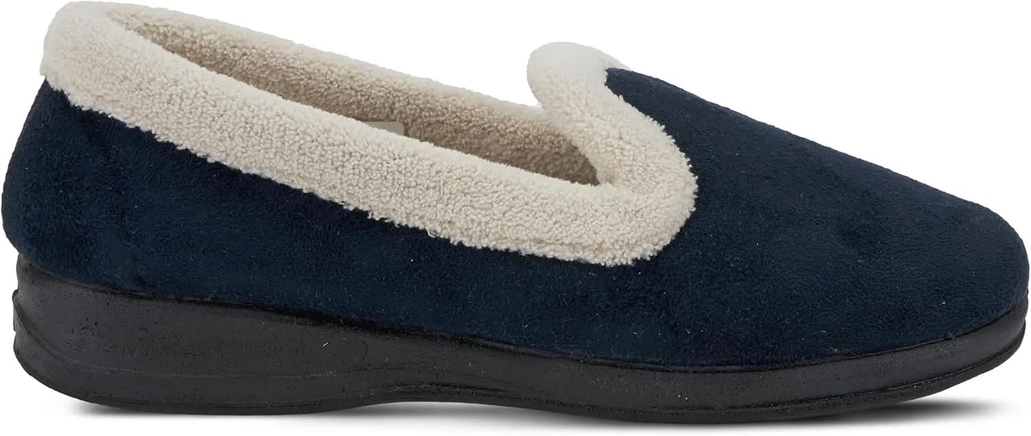 Flexus Spring Step Isla Slippers for Women - Warm Winter Loafer House Shoes - Ladies Slippers for Indoor Use, Everyday Wear