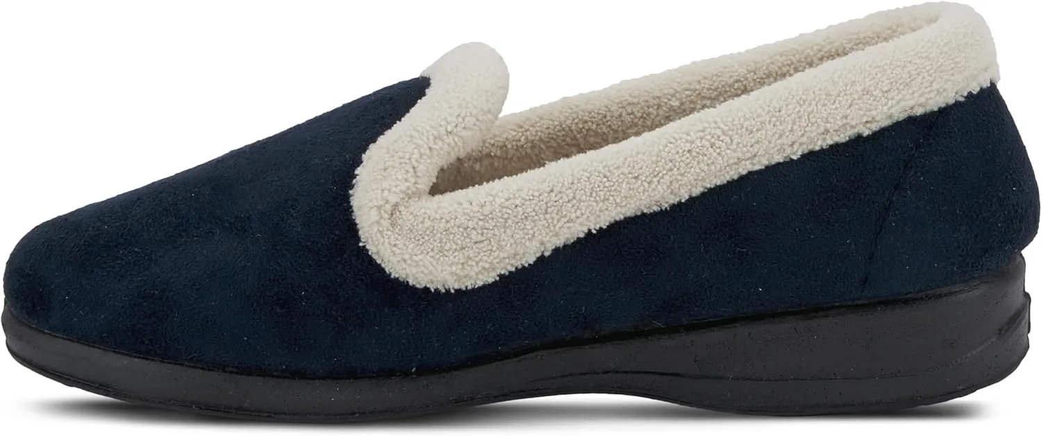 Flexus Spring Step Isla Slippers for Women - Warm Winter Loafer House Shoes - Ladies Slippers for Indoor Use, Everyday Wear