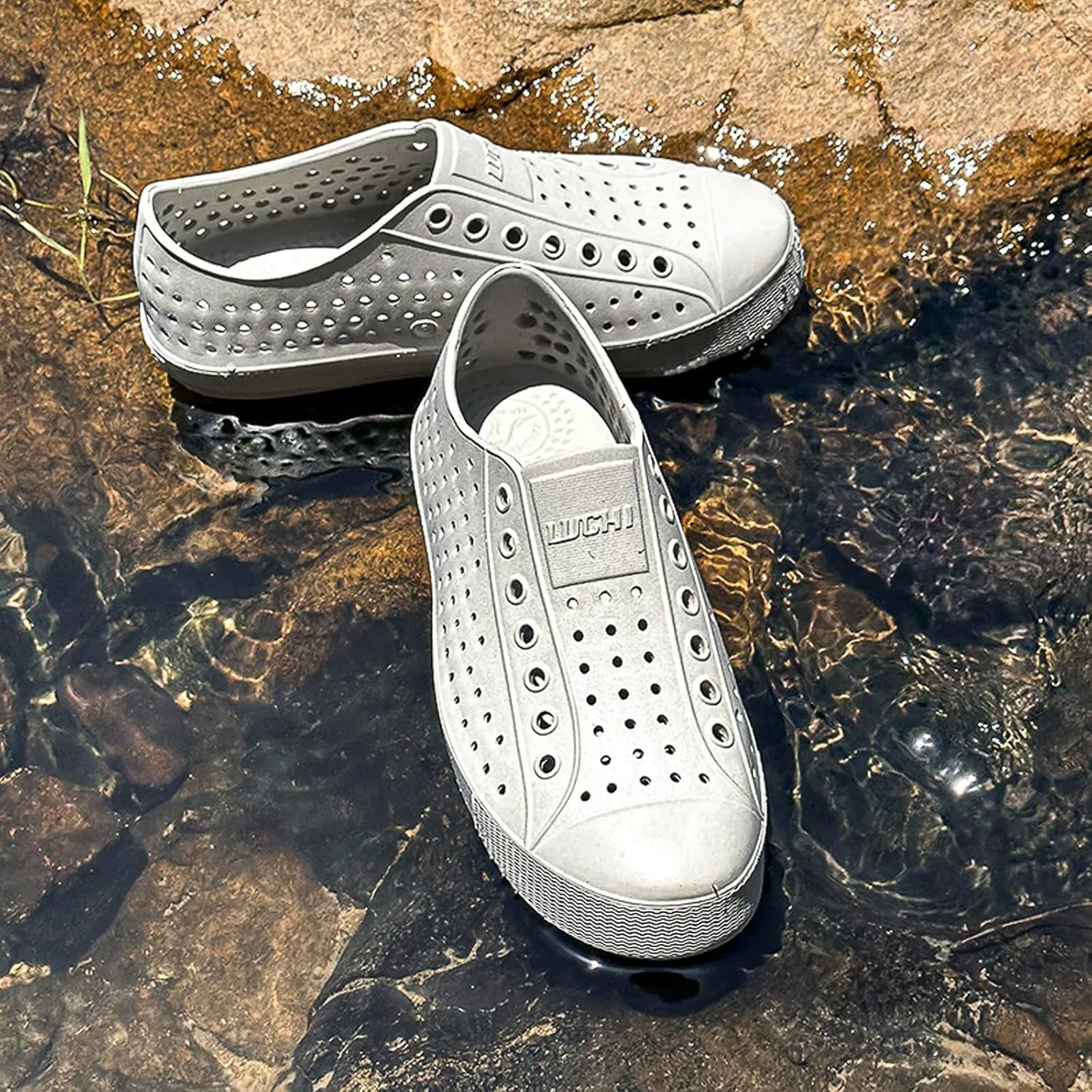 FLIOZY Waterproof Garden Clogs for Men and Women - Lightweight Breathable EVA Slip-On Shoes - Comfortable Non-Slip Casual Footwear for Outdoor, Beach, Everyday Wear