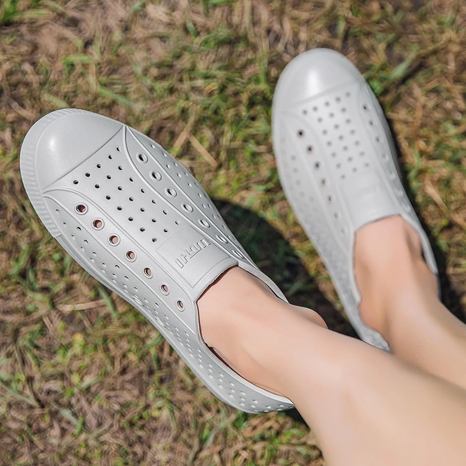 FLIOZY Waterproof Garden Clogs for Men and Women - Lightweight Breathable EVA Slip-On Shoes - Comfortable Non-Slip Casual Footwear for Outdoor, Beach, Everyday Wear
