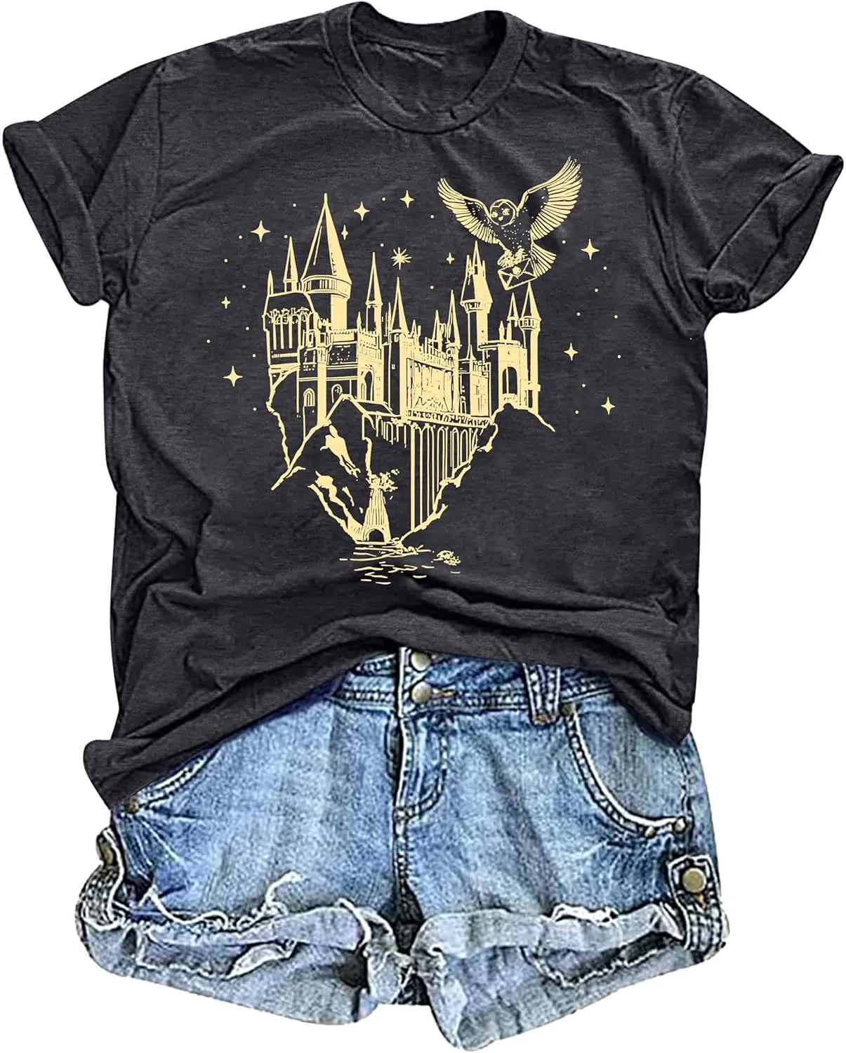 Flourish and Blotts Shirt Magical Shirts for Women Book Tshirt Wizard Costume Clothes