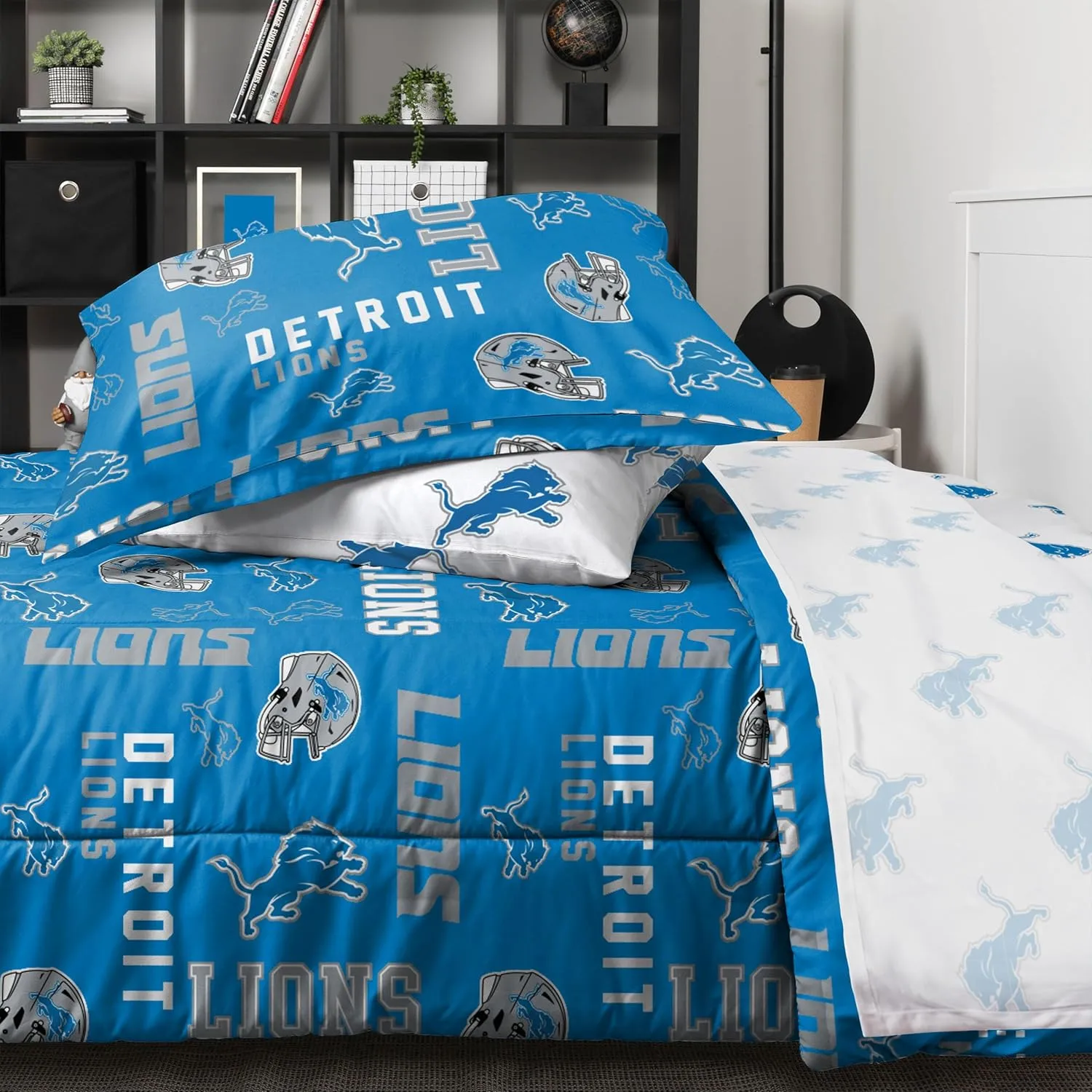 FOCO Philadelphia Eagles NFL Team Color Bed In a Bag Comforter Bedding 5 Piece Full Set