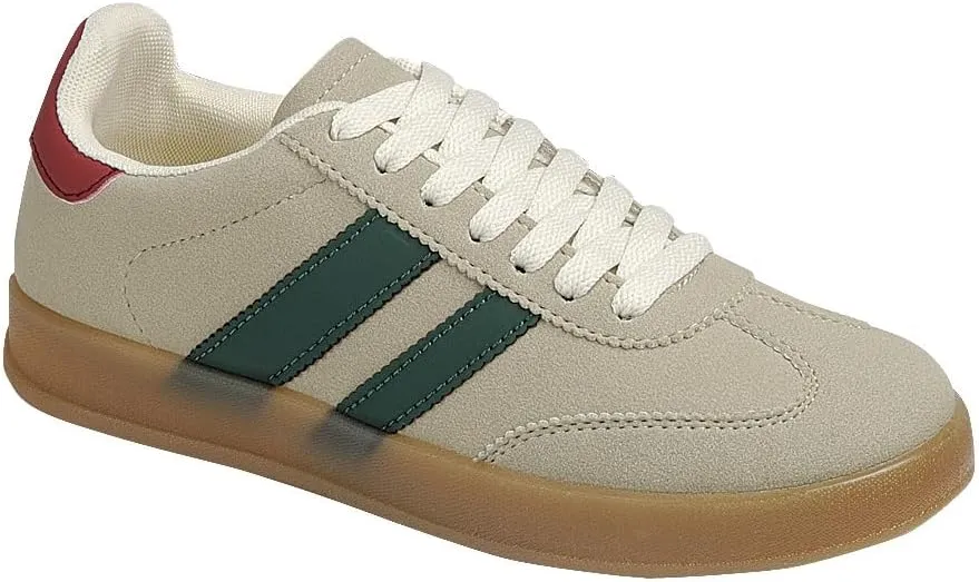 Forever Women DEER-09 Low Top Comfort Lace-up Fashion Sneakers