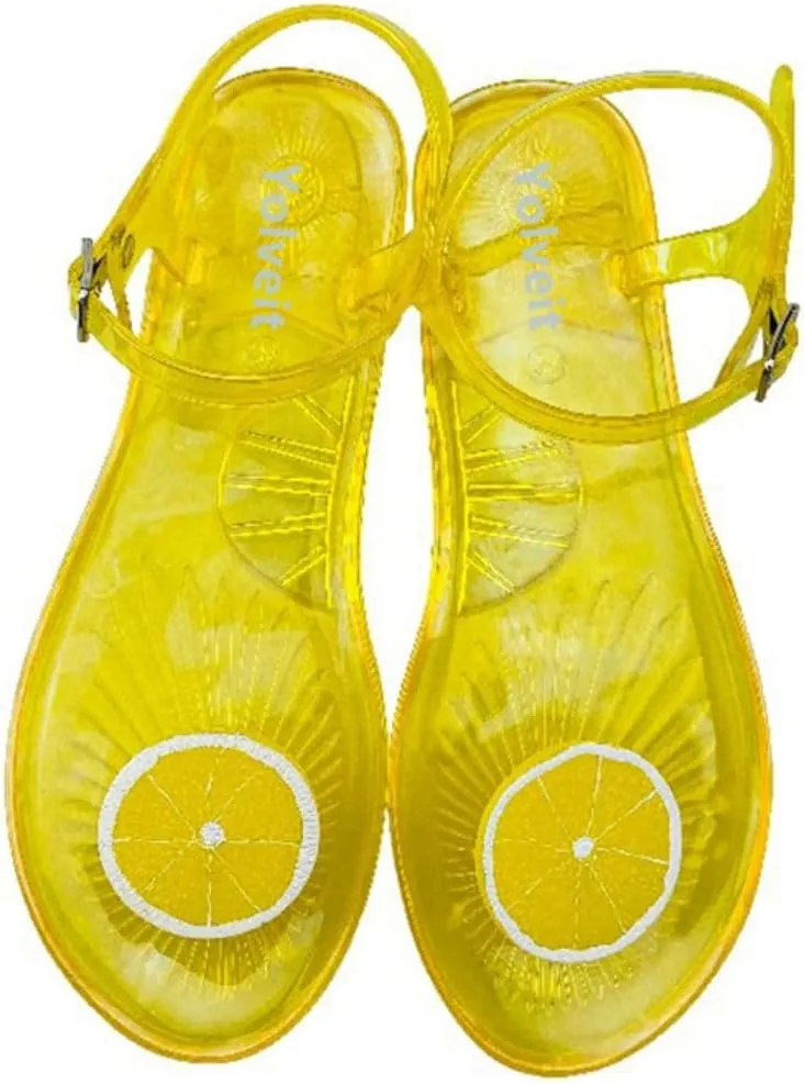 Fruit Flat Sandals Jelly Beach Casual Sandals