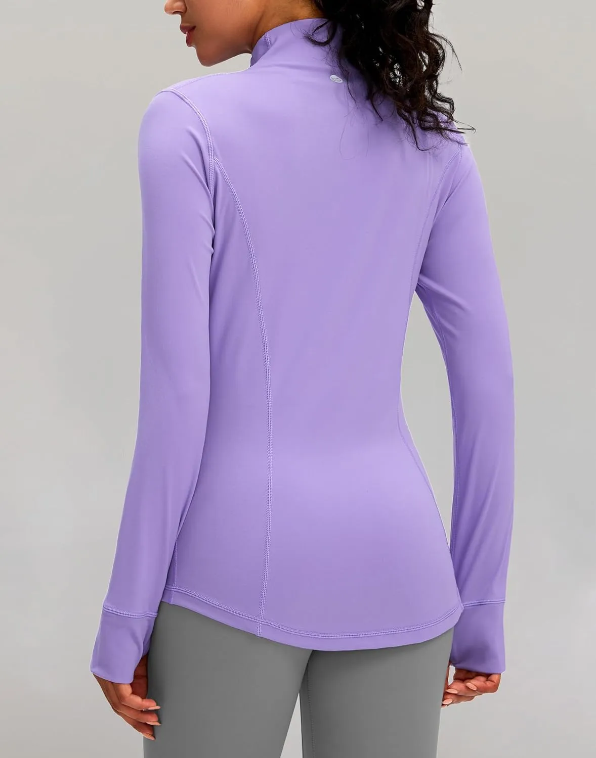 G Gradual Women's Zip Up Workout Jackets with Pockets Slim Fit Cottony Soft Jacket for Running Athletic Yoga