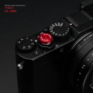 Gariz Sticker Type Soft Button Red XA-SBA6 (Universal)