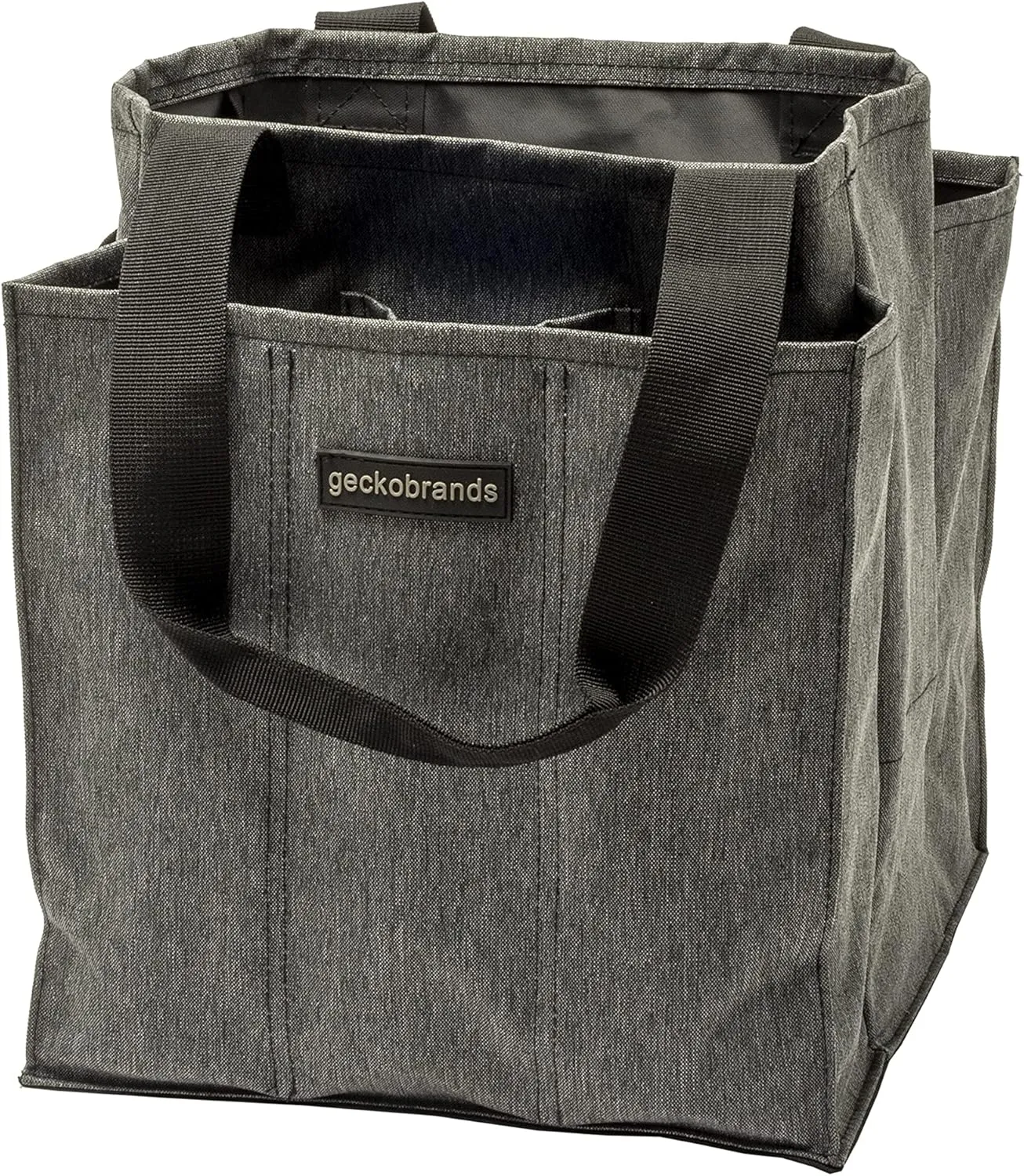 geckobrands 7 Pocket Market Tote Bags - Lightweight Multipurpose Organizer Pool Beach Travel Grocery Bag Multiple Pockets