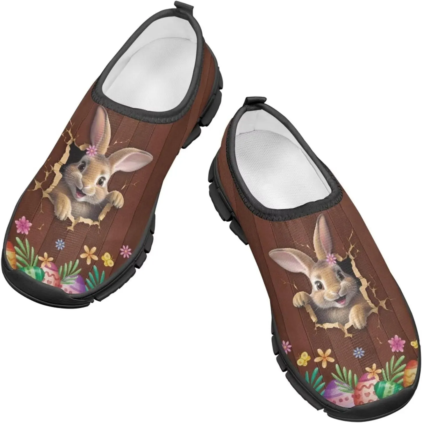 Girls Slip On Shoes Tennis Running Shoes Boys Lightweight Breathable Sneakers for Kids