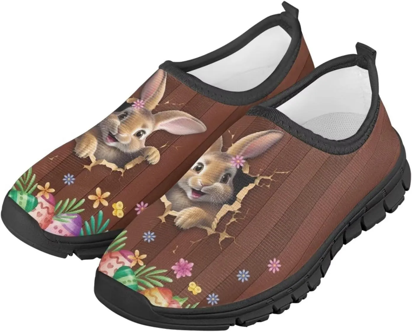 Girls Slip On Shoes Tennis Running Shoes Boys Lightweight Breathable Sneakers for Kids