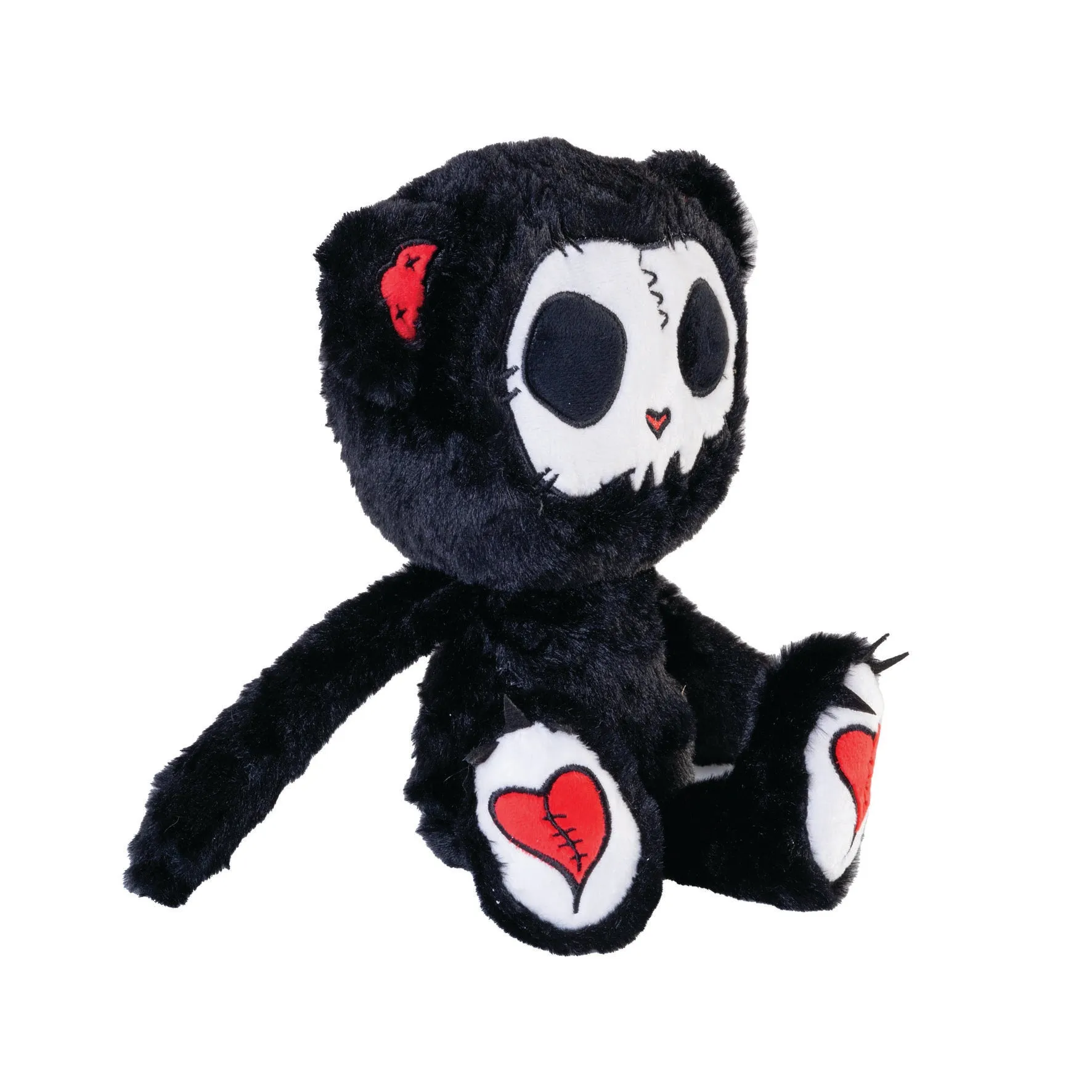 Grim the Stitch Bear Gooli Plush Black | Gus Fink's