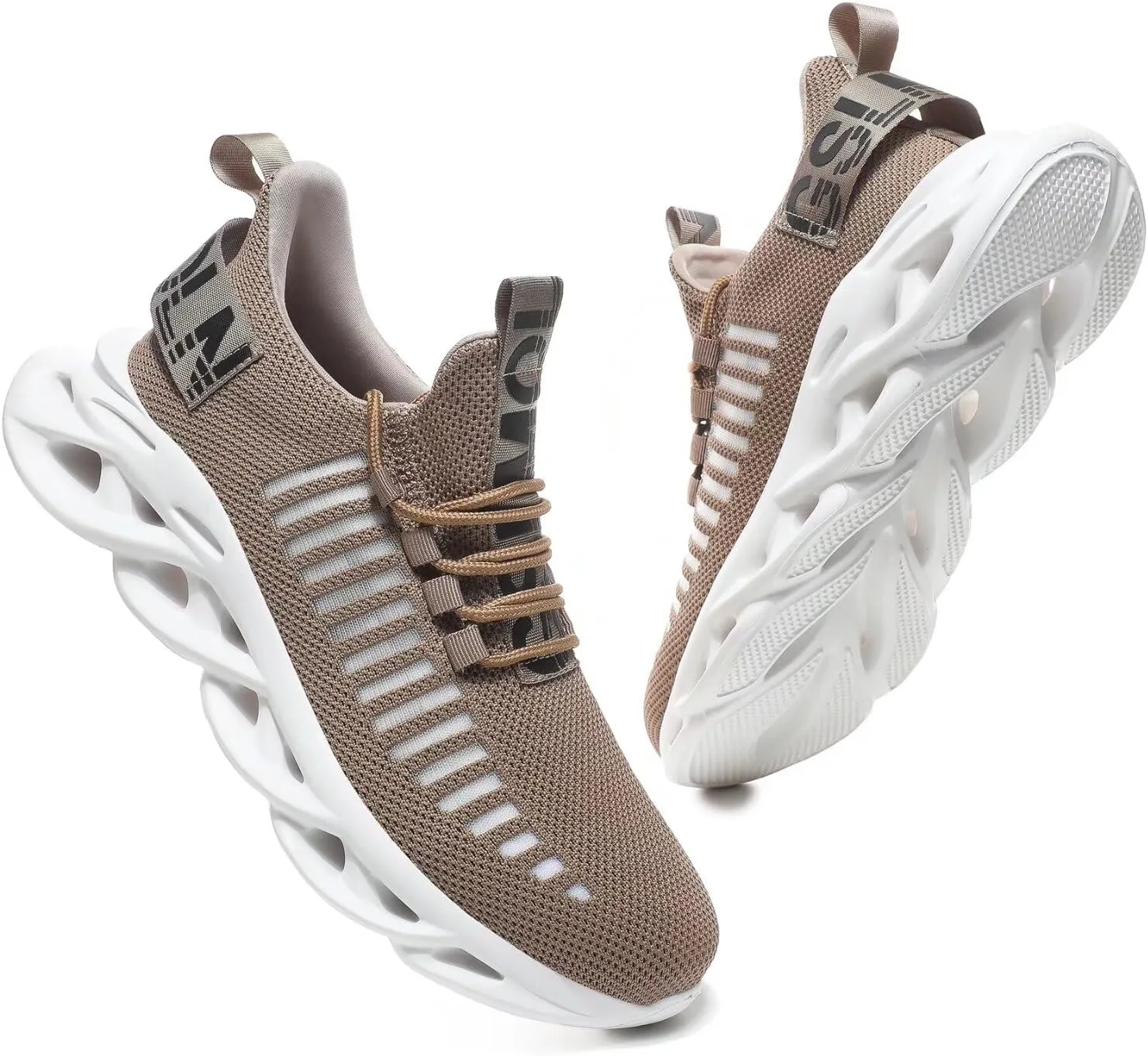 GSLMOLN Men's Slip on Breathable Walking Shoes Ultra Lightweight Casual Sport Gym Fashion Sneakers