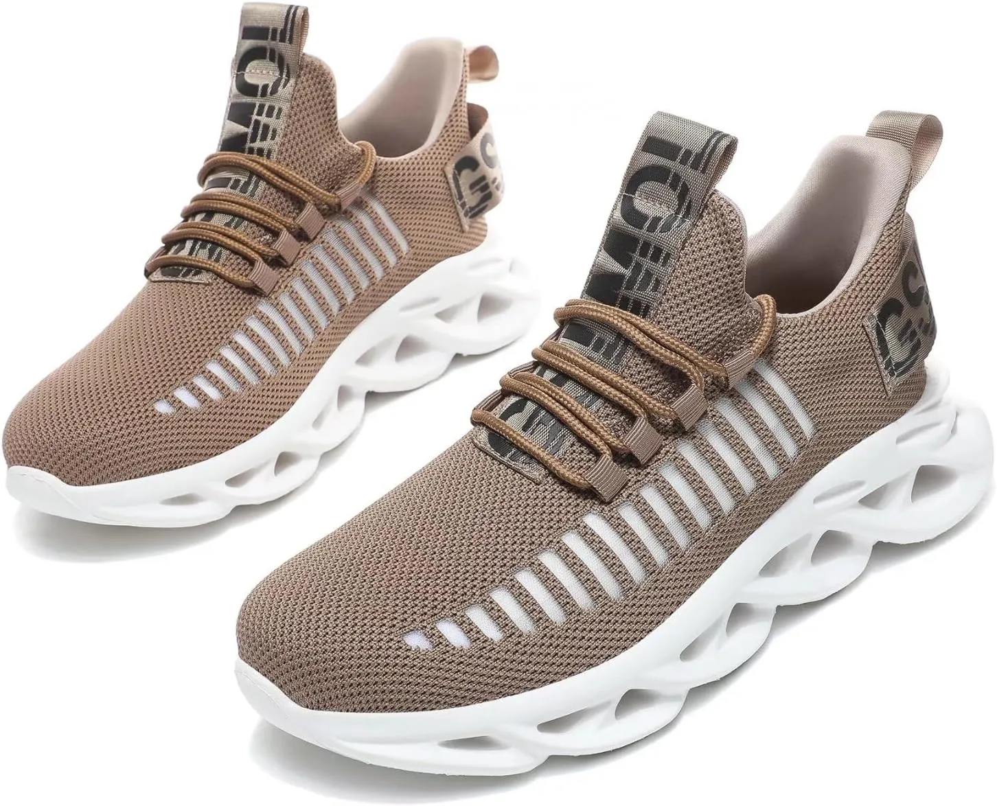 GSLMOLN Men's Slip on Breathable Walking Shoes Ultra Lightweight Casual Sport Gym Fashion Sneakers