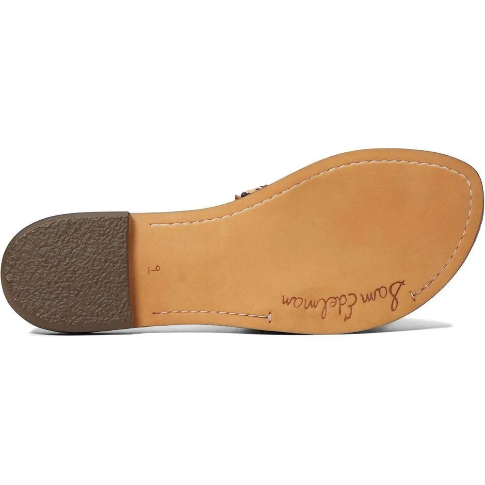 Gunner Beaded Leather Slide Sandals