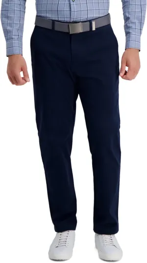 Haggar Men's Comfort Straight Fit Twill Casual Pant
