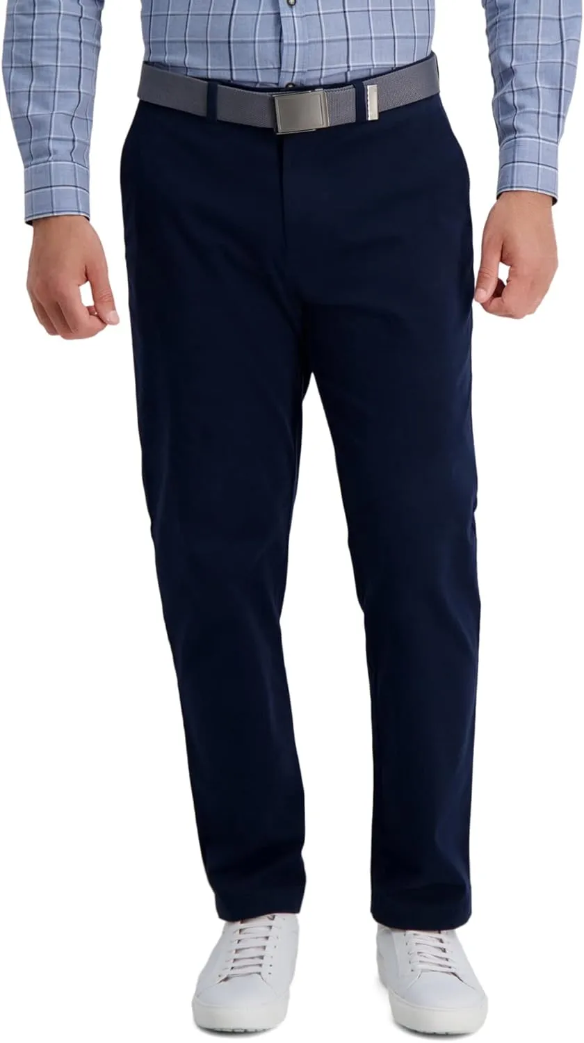 Haggar Men's Comfort Straight Fit Twill Casual Pant