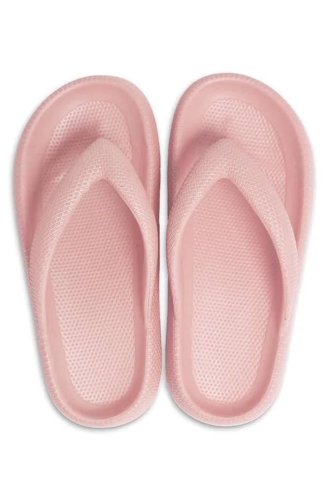 Hana - Solid comfy flip flop slide-JSP205