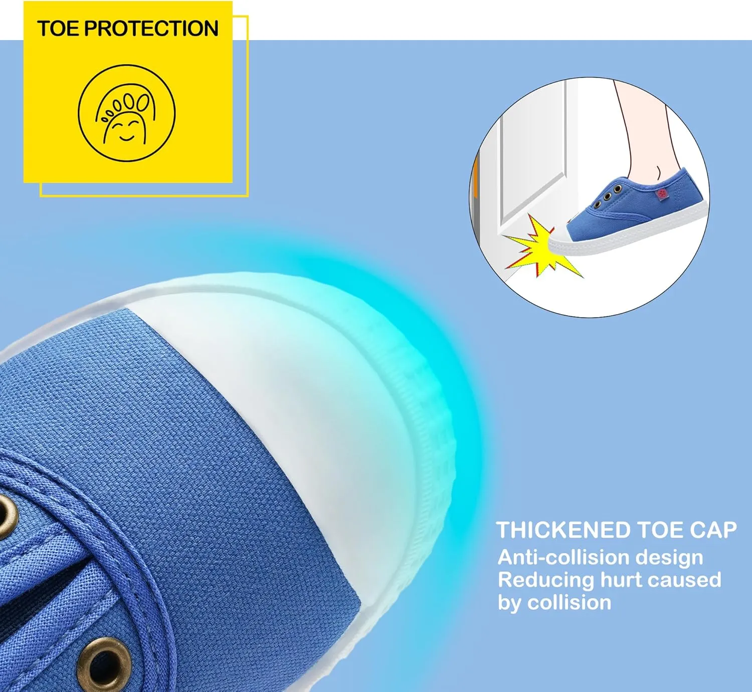 Harvest Land Kid Slip On Sneakers Toddler Comfortable Canvas Shoes for Boys Girls Light Tennis Shoes Children Fashion Shoes