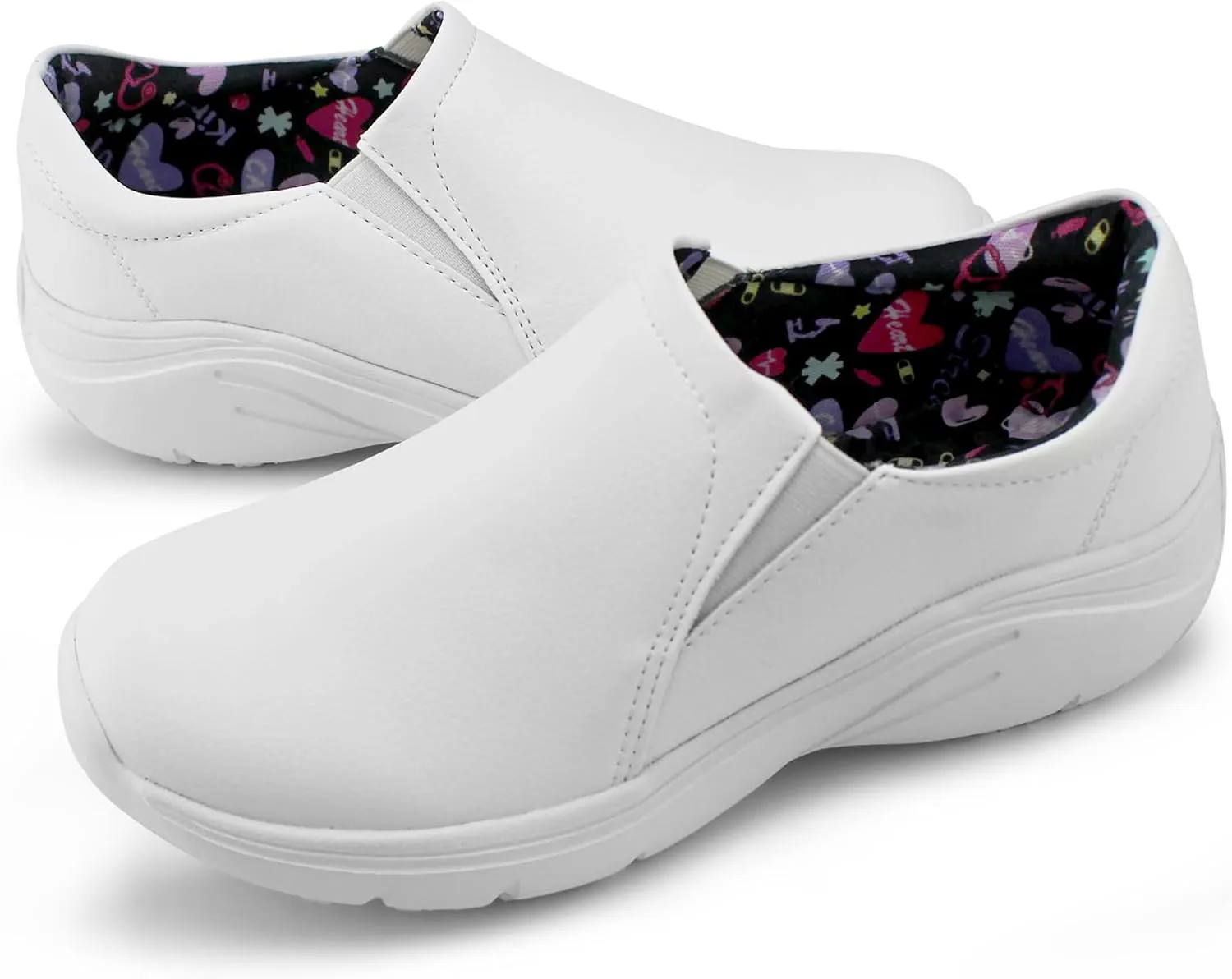 Hawkwell Women's Slip On Lightweight Slip Resistant Comfort Nursing Shoes