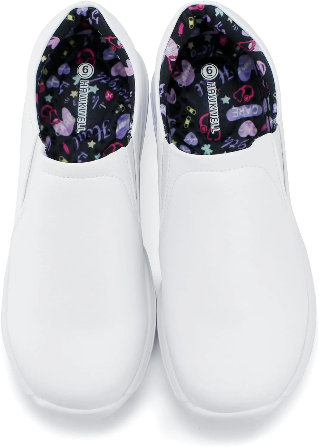 Hawkwell Women's Slip On Lightweight Slip Resistant Comfort Nursing Shoes
