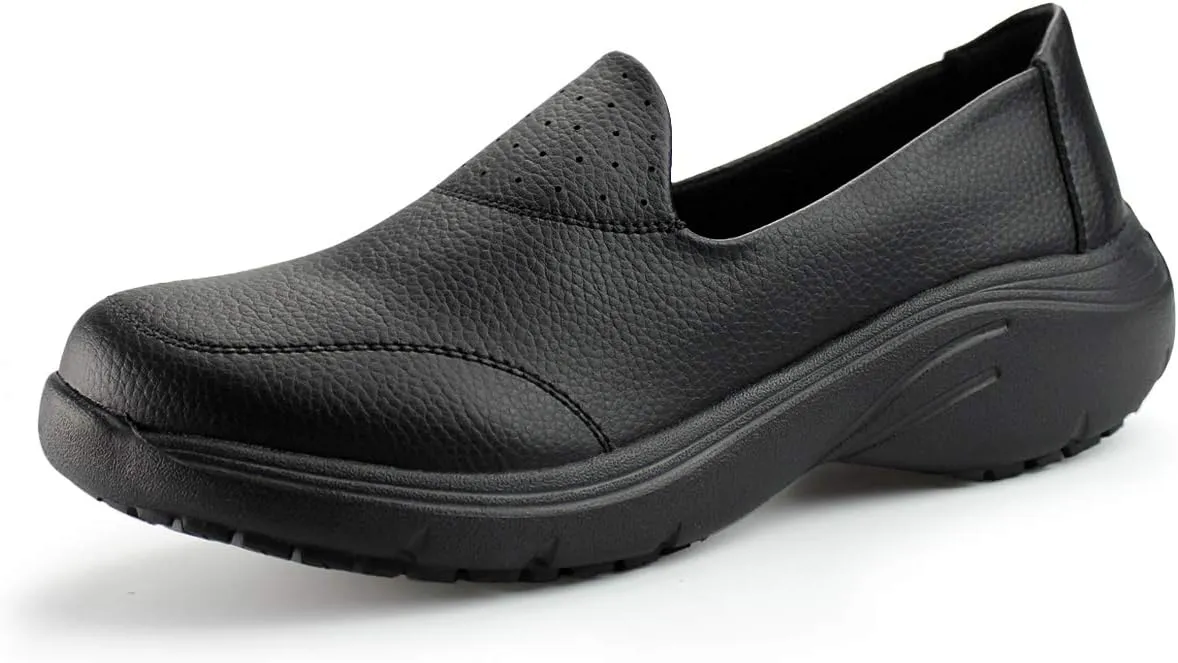 Hawkwell Women's Slip On Nursing Shoes Comfortable Lightweight Slip Resistant Work Shoes