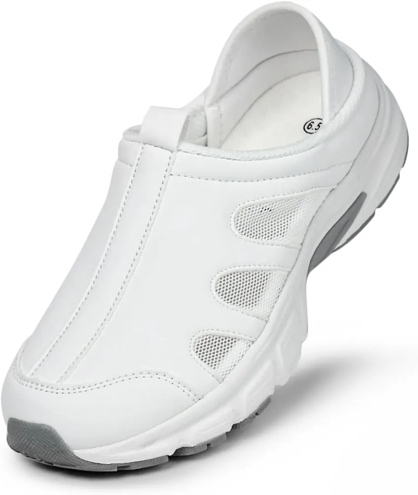 Hawkwell Women's Slip On Two-Way Lightweight Nursing Shoes Breathable Non Slip Work Shoes