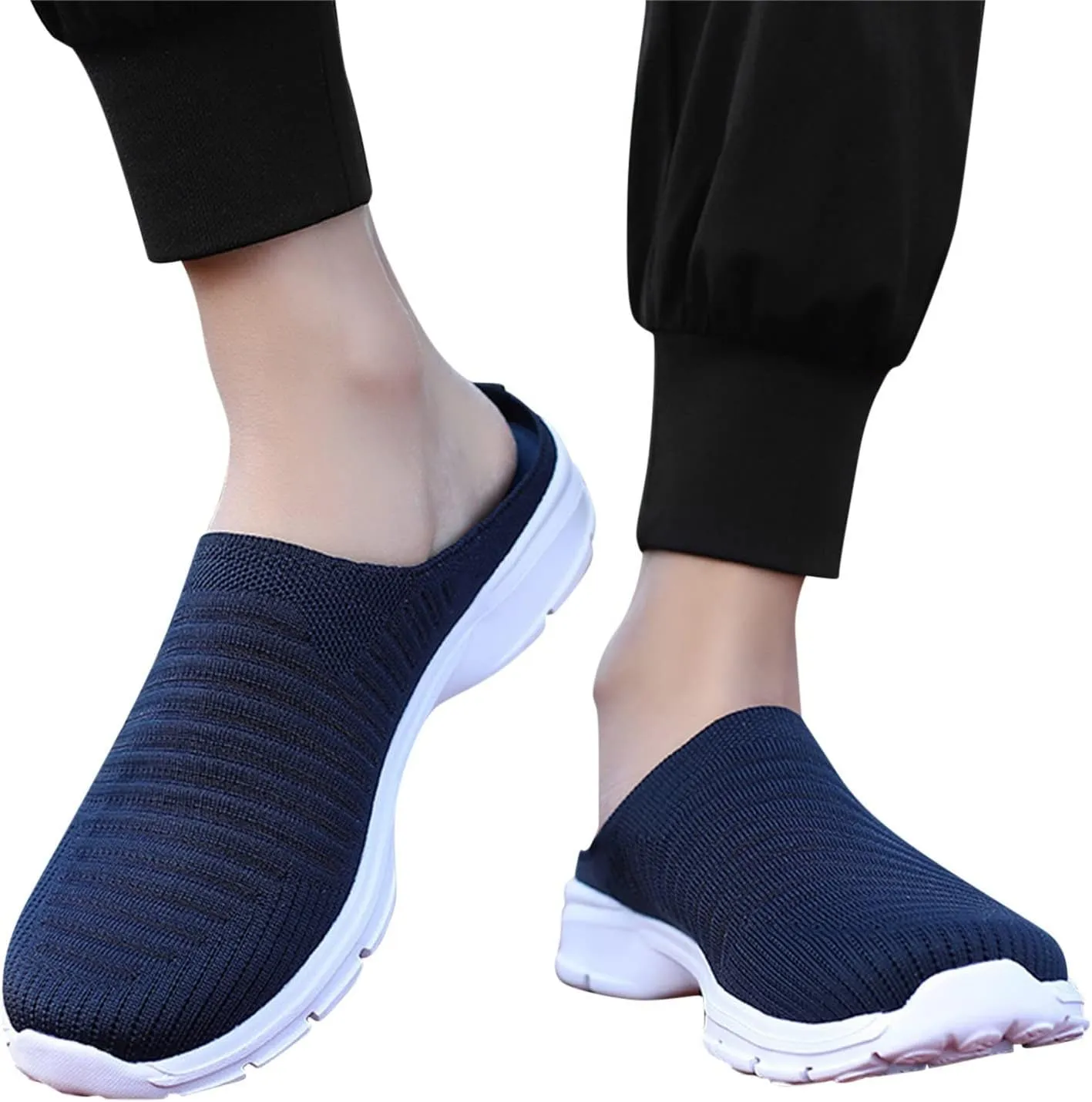 Heated Slippers for Men Rechargeable Lightweight Slip On Flat Casual Half Slippers Disposable Slippers Large Men